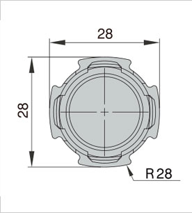 精益管端面封堵二維圖 精益管端面封堵二維圖