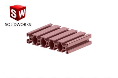 工業(yè)鋁型材3D模型 工業(yè)鋁型材3D模型