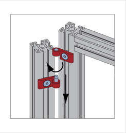 可拆卸合頁(yè)安裝示意圖